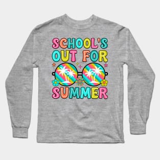 Schools Out For Summer Shirt, Happy Last Day Of School Shirt, Summer Holiday Shirt, End Of the School Year Shirt, Classmates Matching Long Sleeve T-Shirt